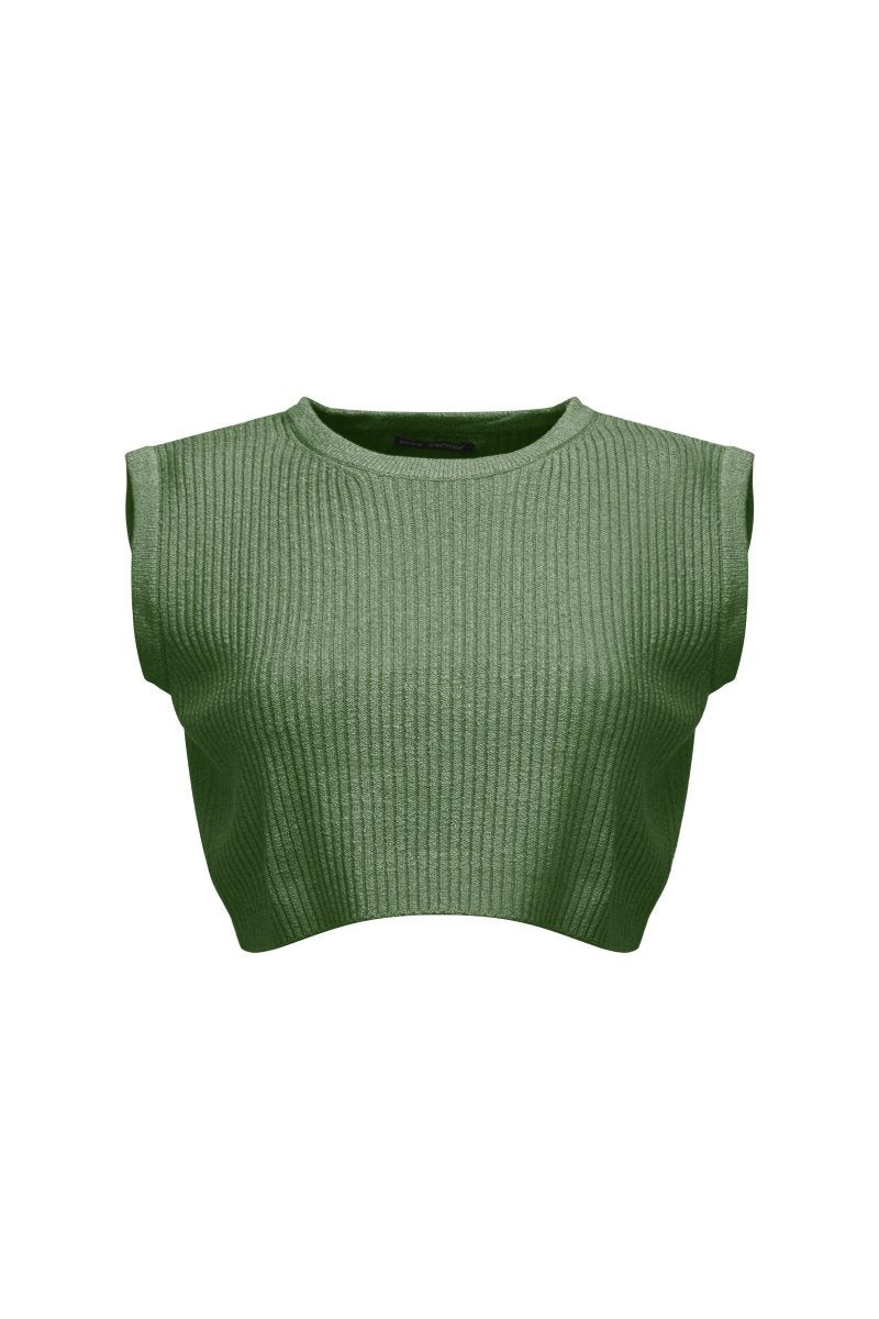 Cassia, Knit, Crop Top - Love Anchor Bali