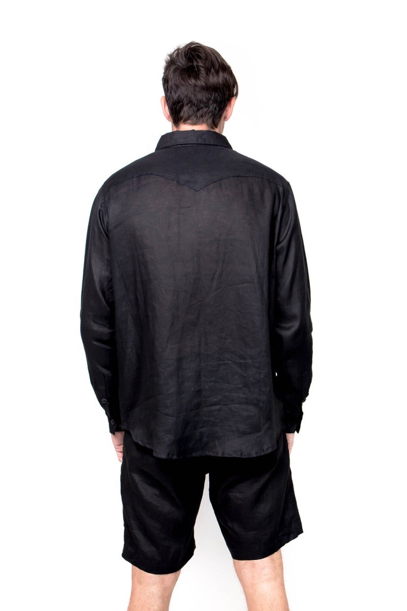 Cupek, Linen, Short Pant - Love Anchor Bali