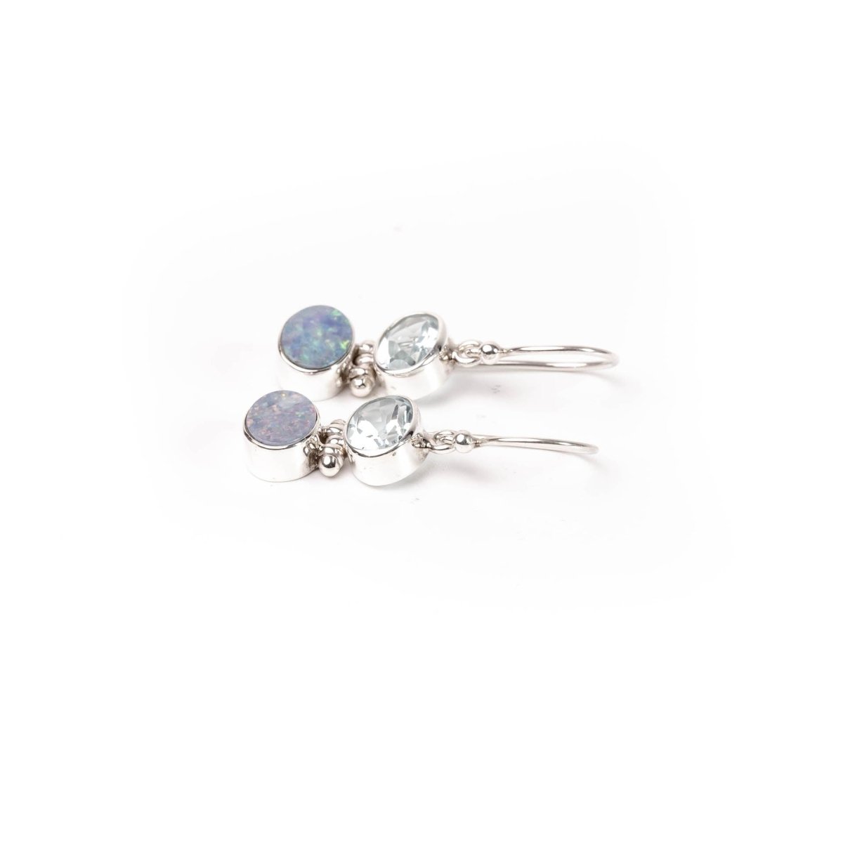 Earring Blue Topaz Opal - Love Anchor Bali
