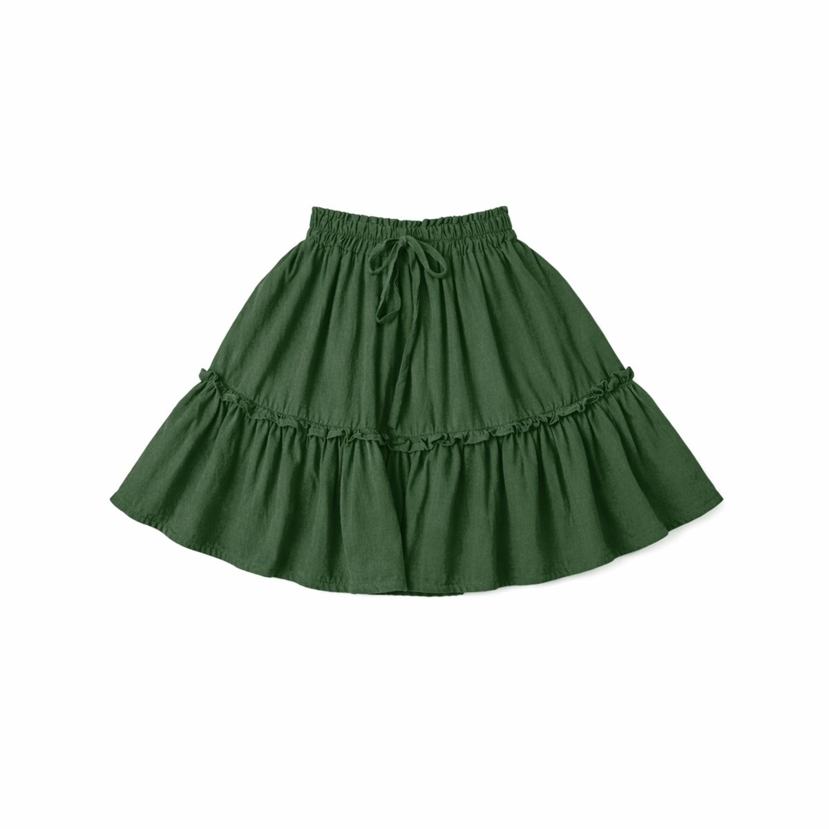 Frill, Plain, Girls Bottom Mini Skirt - Love Anchor Bali