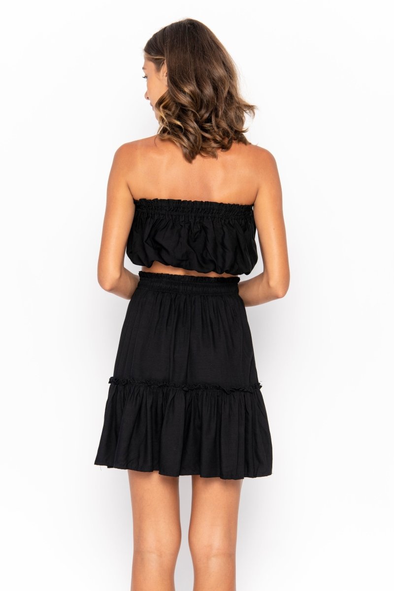 Frill, Plain, Mini Skirt - Love Anchor Bali