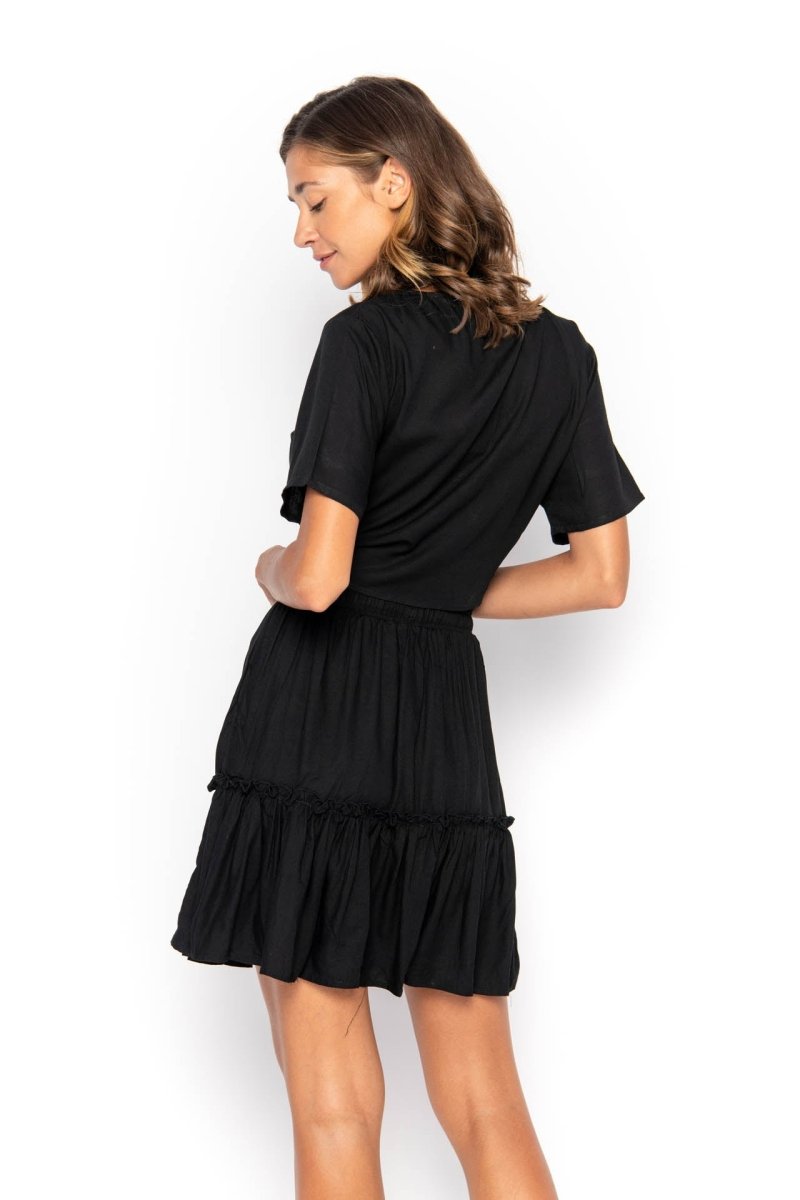 Ikat, Plain, Crop Top - Love Anchor Bali