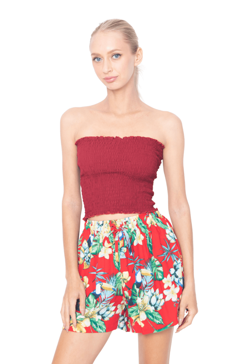 Jaele, Tropical, Short Pants - Love Anchor Bali