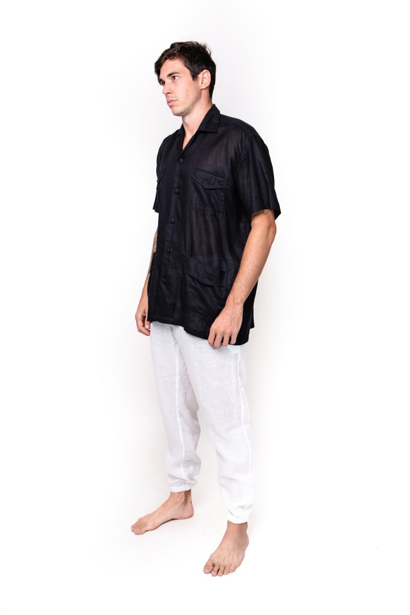 Kesambi, Linen, Long Pants - Love Anchor Bali