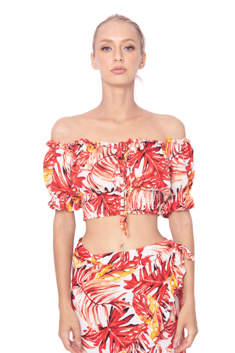 March, Tropical, Cropped Top - Love Anchor Bali