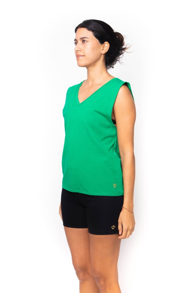 Nikosia, Bamboo Spandex, Top Sport Yoga - Love Anchor Bali