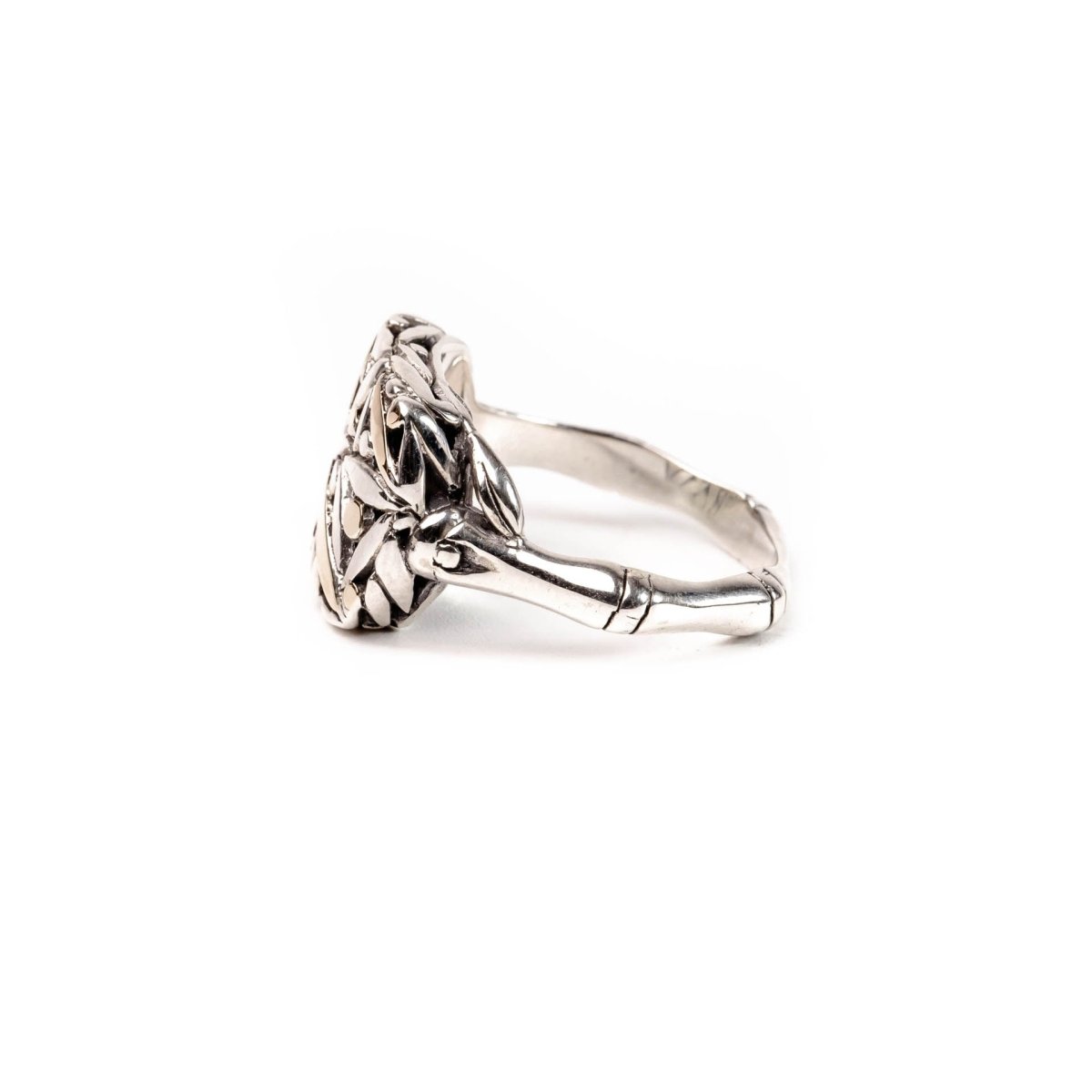 Ring Two Tone Bamboo - Love Anchor Bali