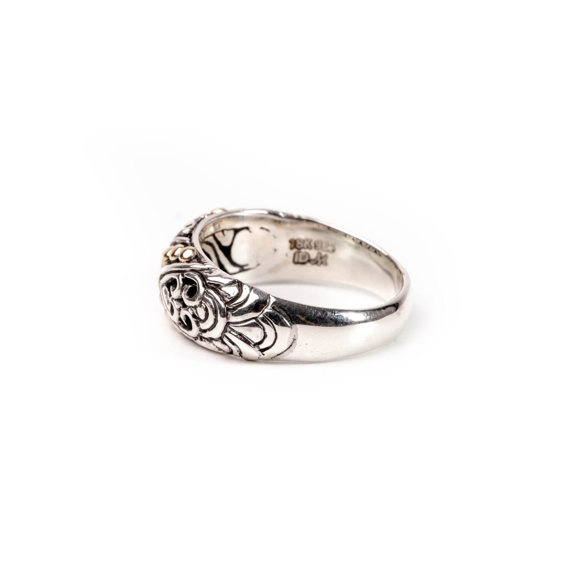 Ring Two Tone Love - Love Anchor Bali