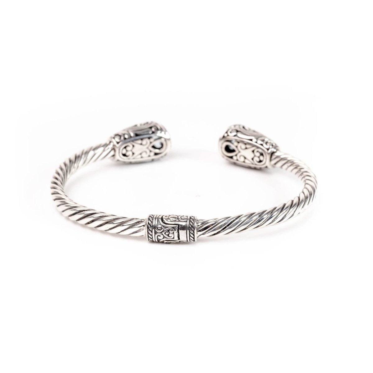 Ring White Topaz Two Tone - Love Anchor Bali