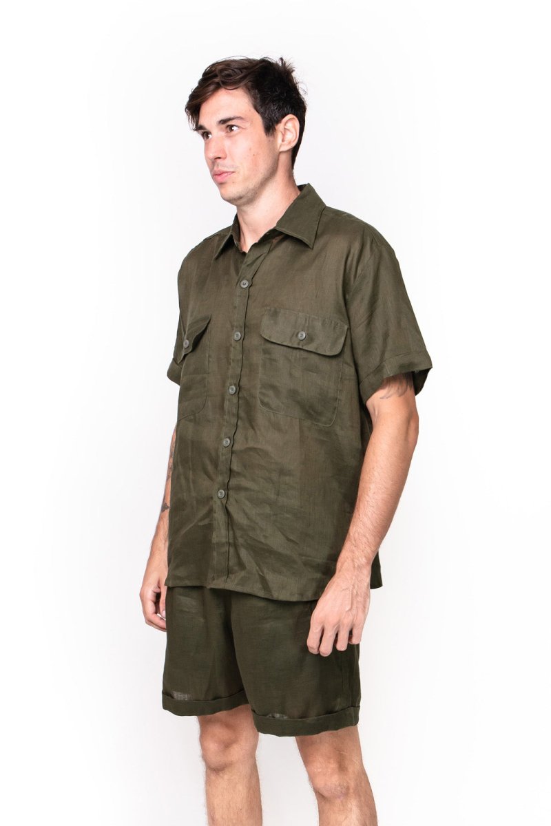 Semer, Linen, Short Pant - Love Anchor Bali