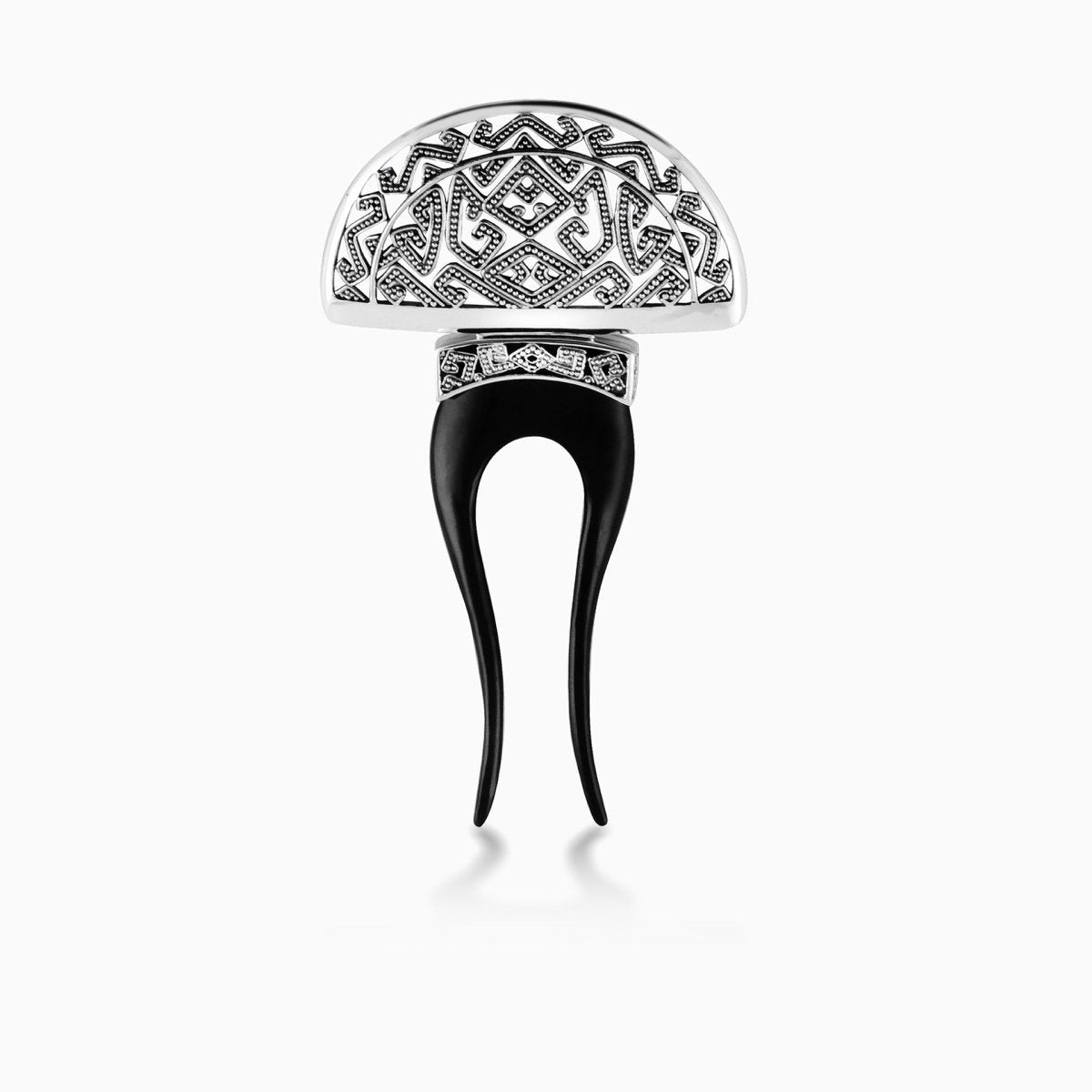 Songket Silver Hairpin - Love Anchor Bali