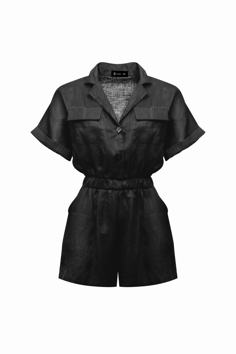 Sphinx, Linen, Playsuite - Love Anchor Bali