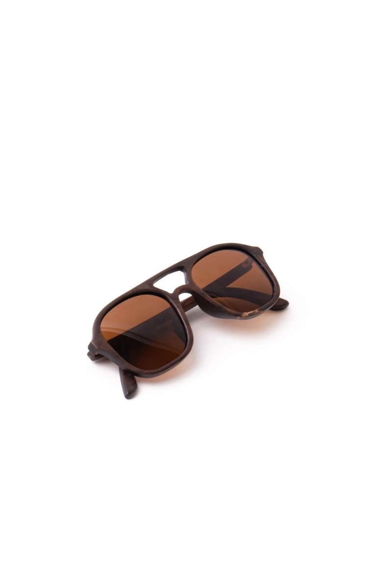 Sunglasses Aviator Square Rosewood - Love Anchor Bali