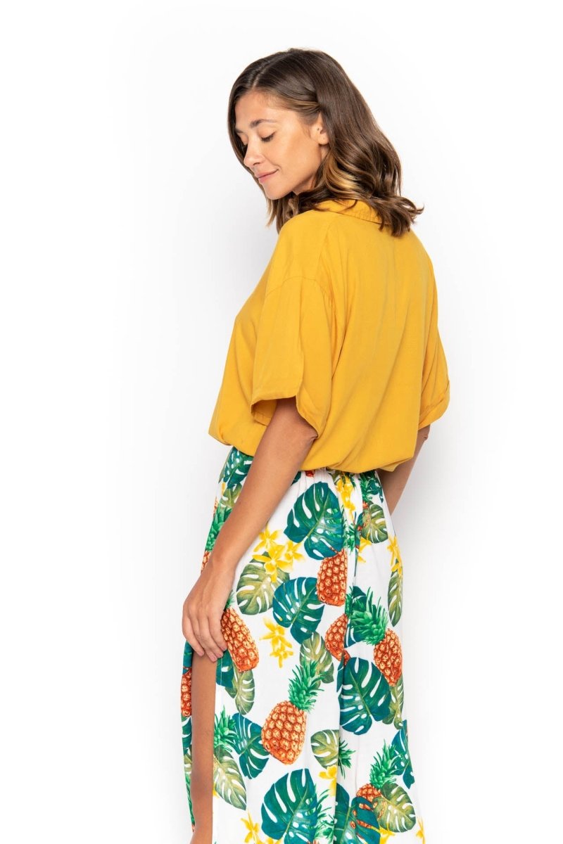 Tropical, Plain, Shirt - Love Anchor Bali