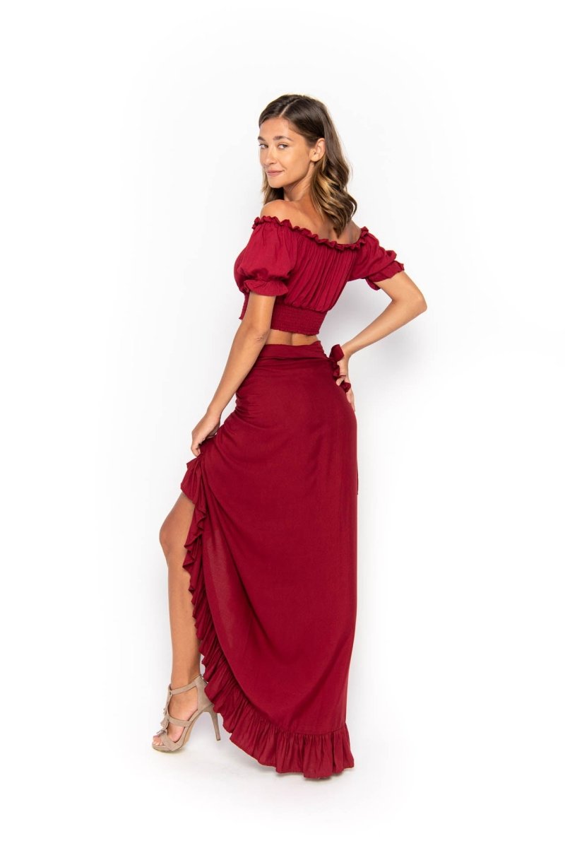 Wrap, Plain, Maxi Skirt - Love Anchor Bali