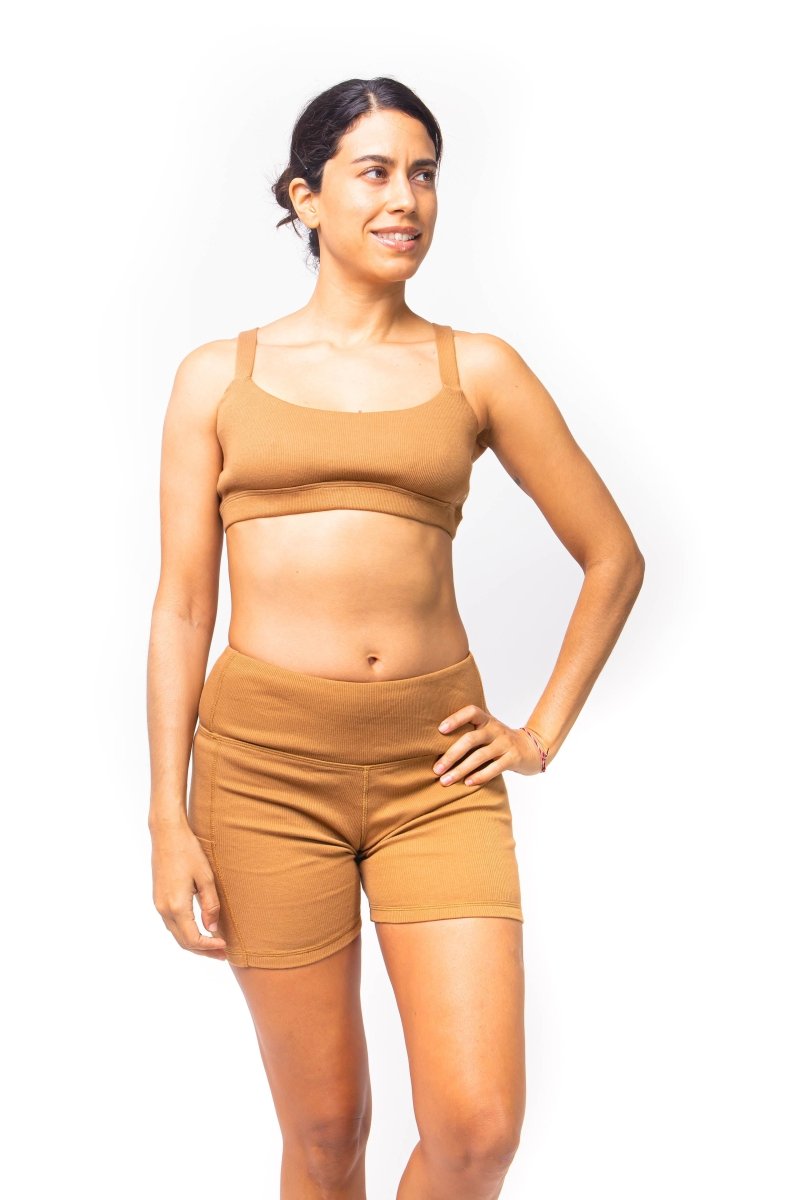 Zamrud, Bamboo Spandex, Top Sport Yoga - Love Anchor Bali