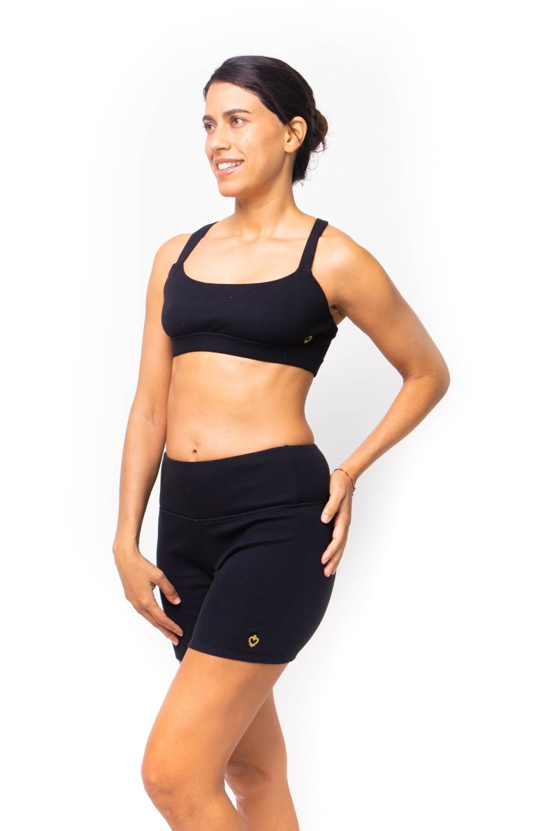 Zamrud, Bamboo Spandex, Top Sport Yoga - Love Anchor Bali