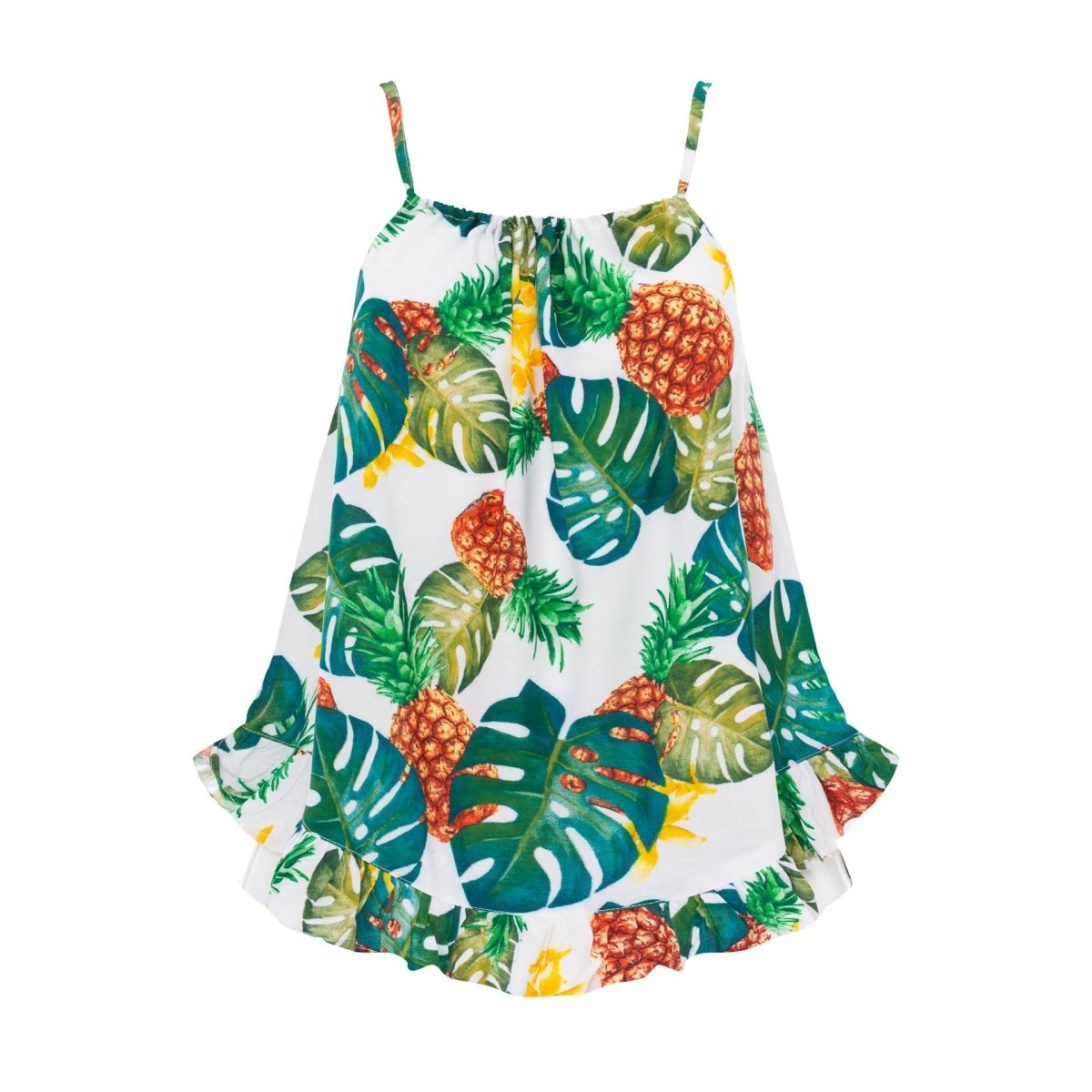 Catty, Tropical, Sleeves Top - Love Anchor Bali