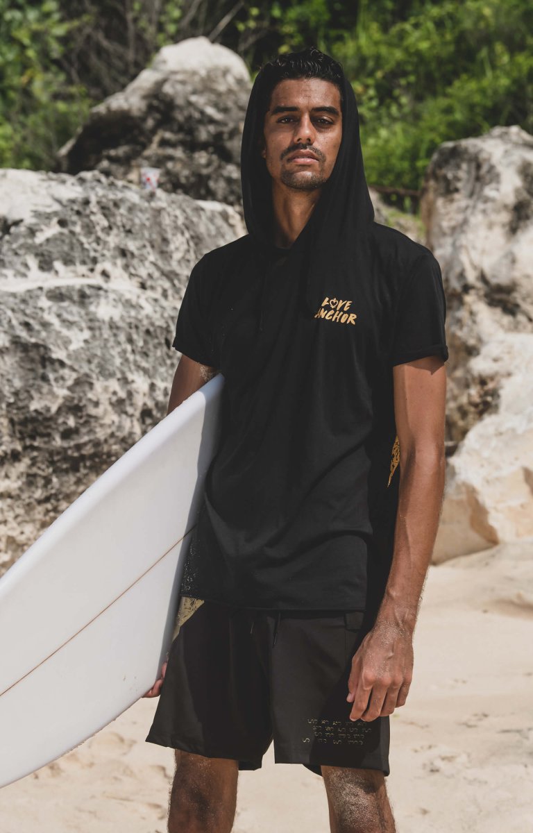 Gold Stripe, Plain, Men's Hoodie, Wholesale - Love Anchor Bali