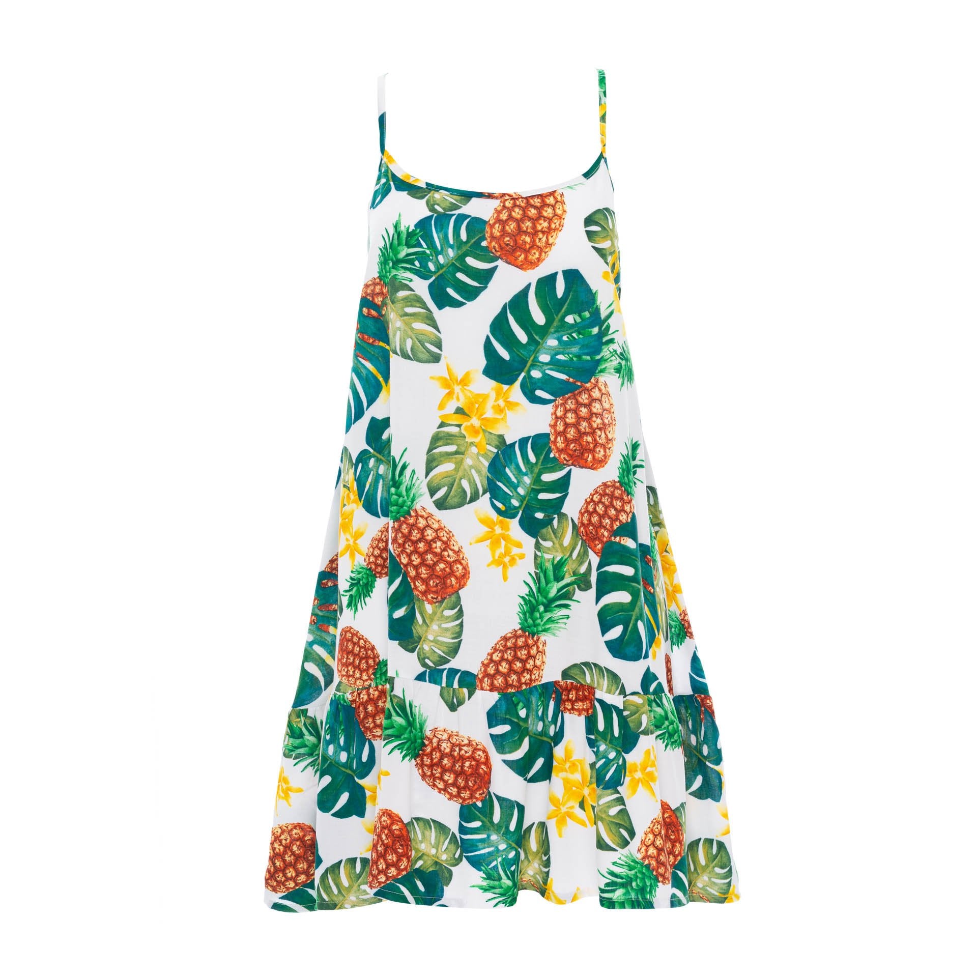 dresses, womens Amber, Tropical, Eco Rayon Mini Dress