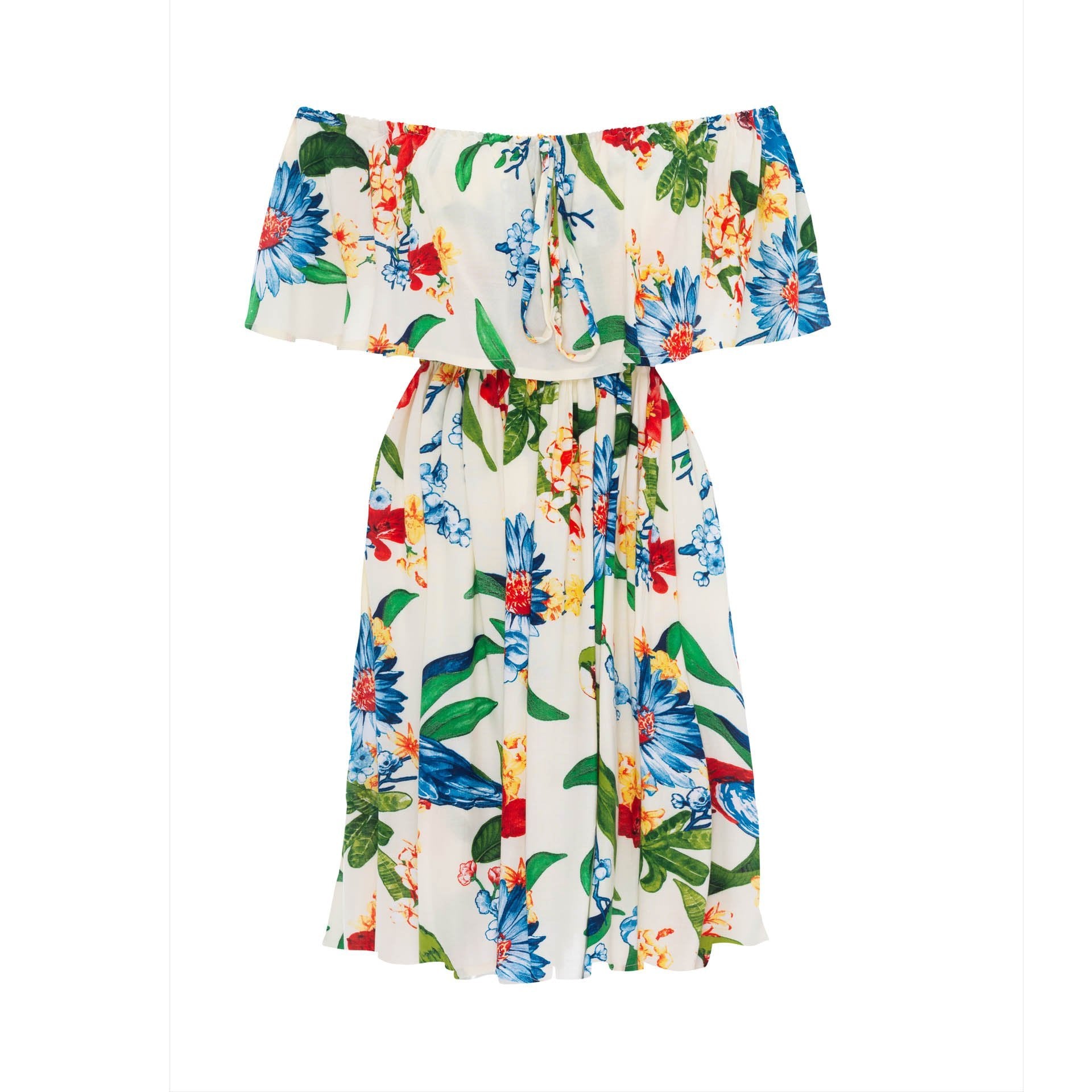 clothing wholesale, mini dress, wholesale, women wholesale Safia, Tropical, Eco Rayon Mini Dress, Wholesale