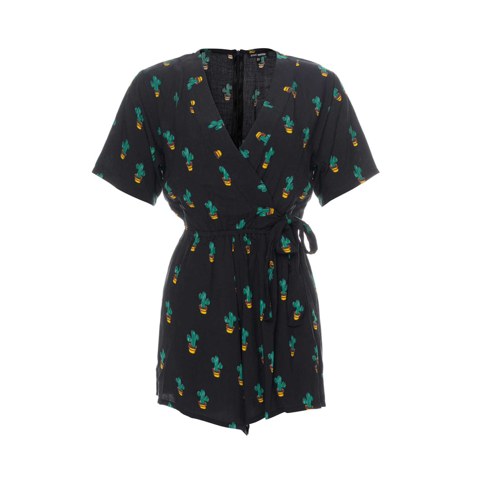 playsuits, womens Kataya, Tropical, Mini Eco Rayon Playsuit