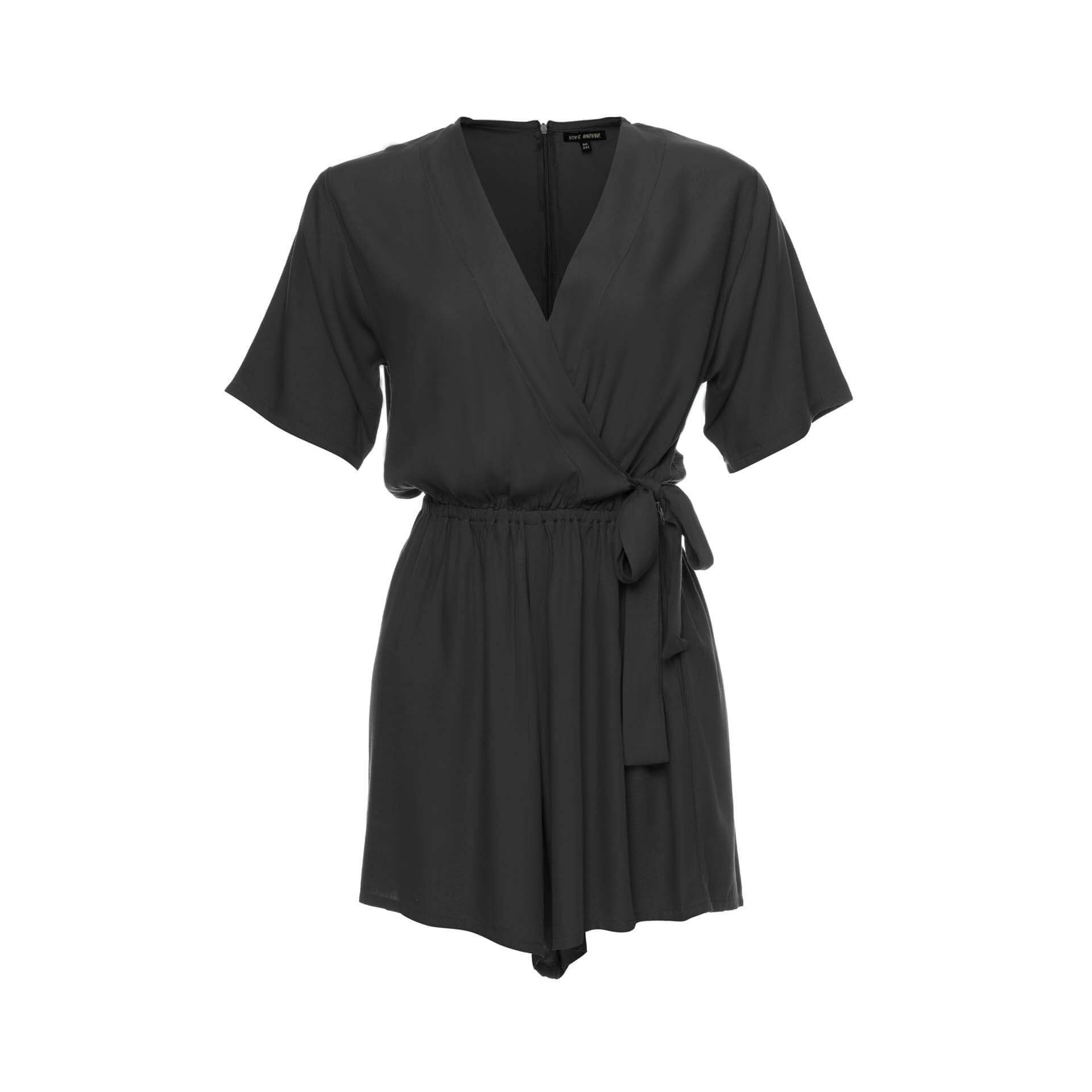 playsuits, womens Kataya, Plain, Mini Eco Rayon Playsuit