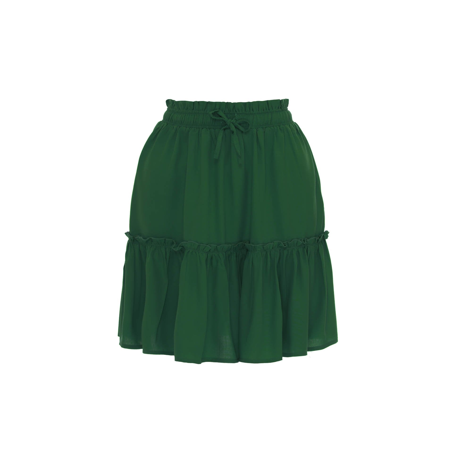 bottom, clothing wholesale, wholesale, women wholesale Frill, Plain, Eco Rayon Mini Skirt, Wholesale