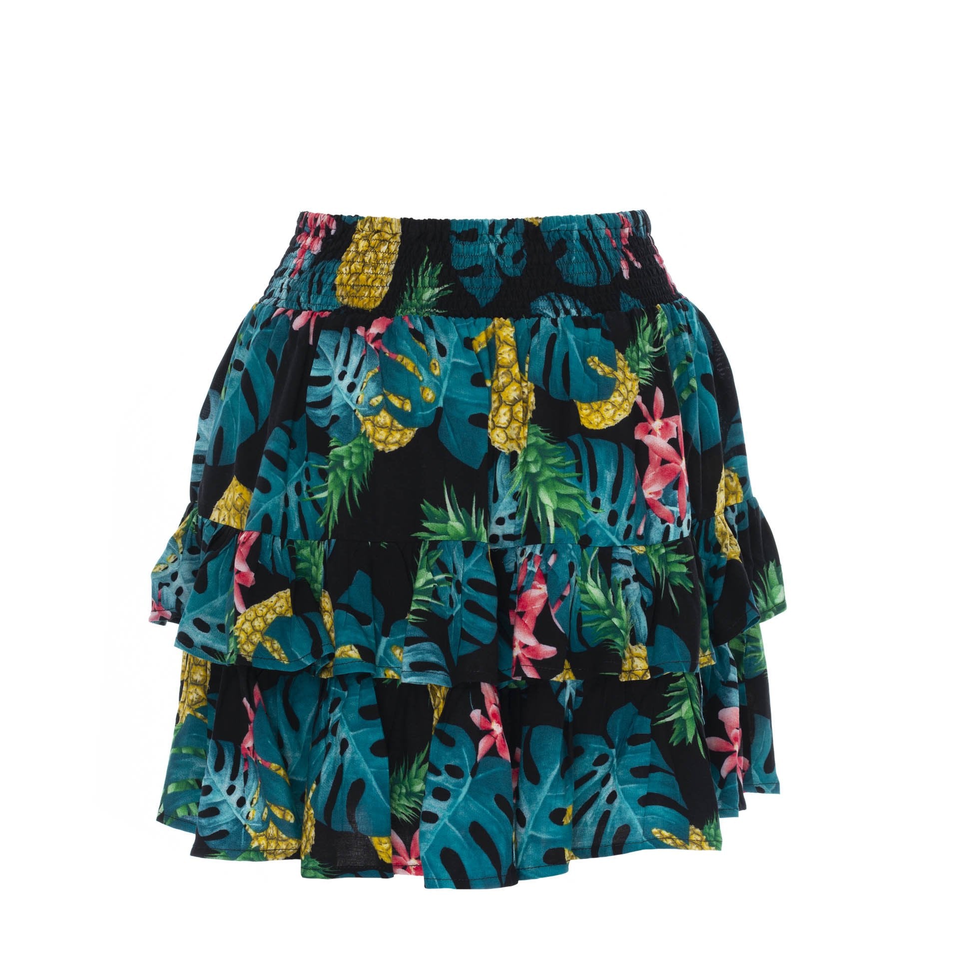 bottom, clothing wholesale, wholesale, women wholesale Rumble, Tropical, Eco Rayon Mini Skirt, Wholesale