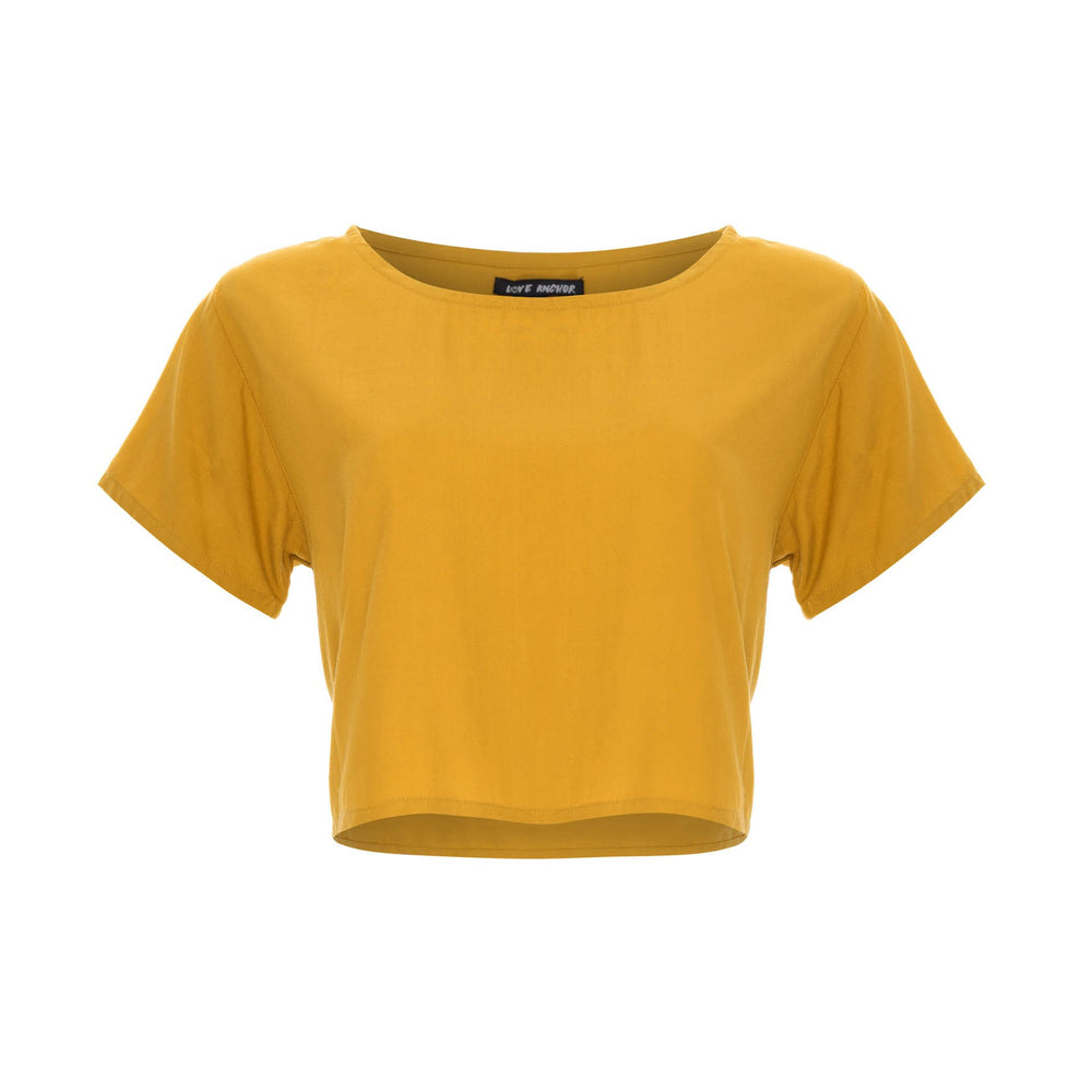 
                  
                    tops, womens Cropped Basic, Plain, Eco Rayon, Tee Shirt Top
                  
                