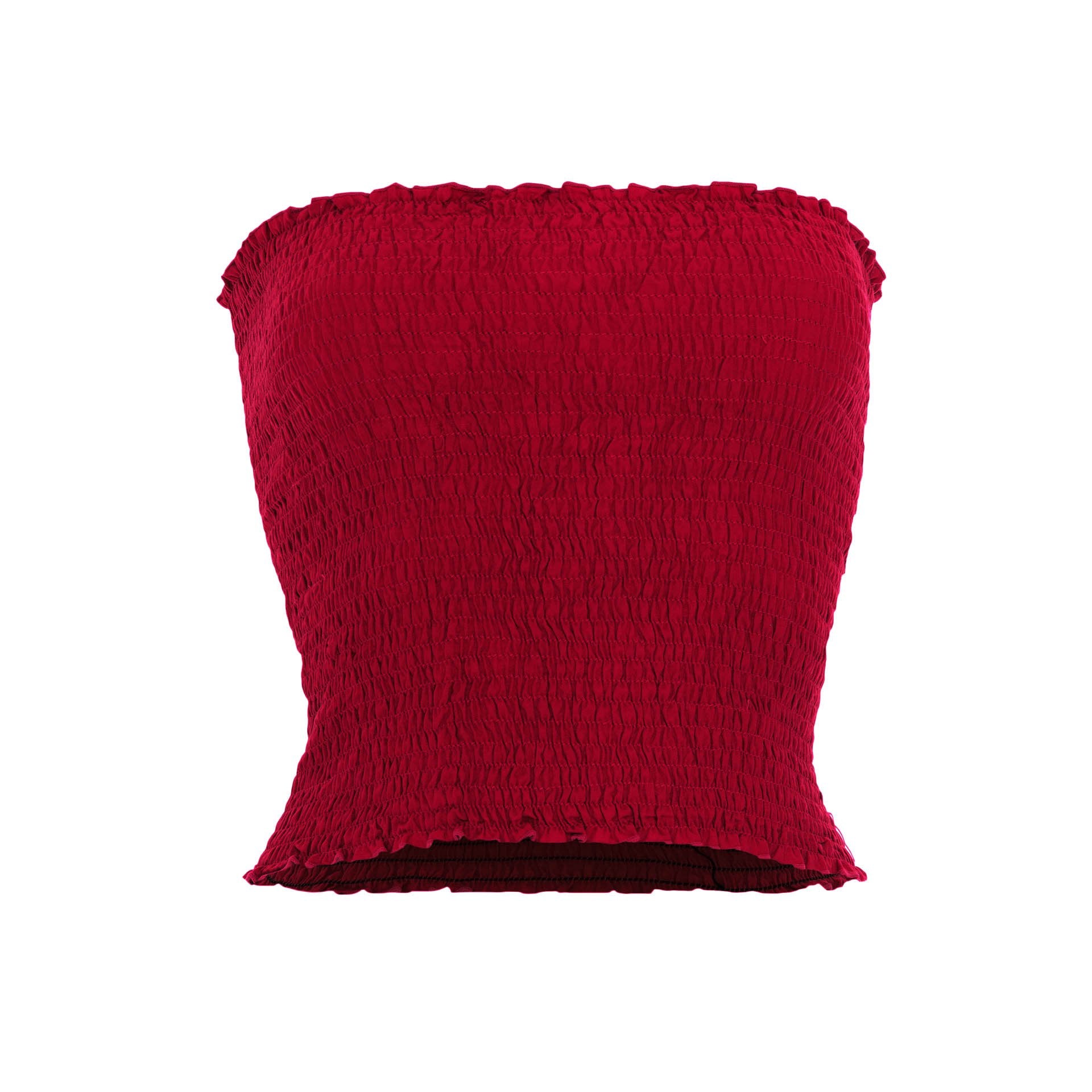 tops, womens Carla, Plain, Eco Rayon, Tube Top