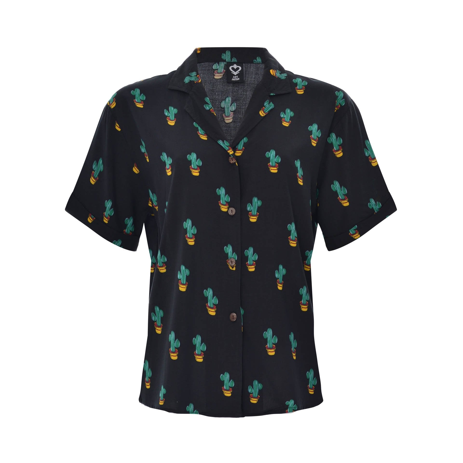 clothing wholesale, tops, wholesale, women wholesale Women's Short Sleeve Shirt, Tropical, Eco Rayon, Wholesale