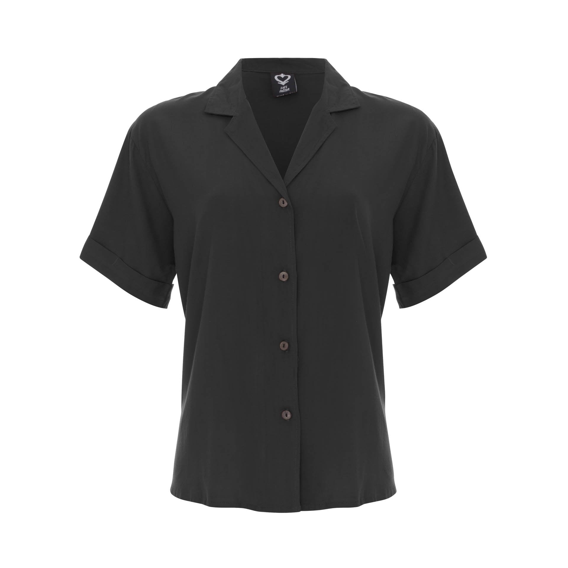 tops, womens Women's Short Sleeve Shirt, Plain, Eco Rayon