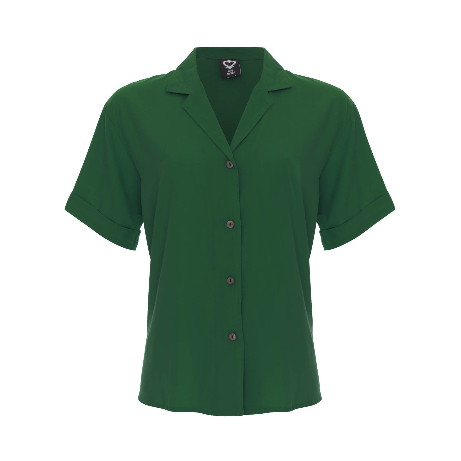 tops, womens Women's Short Sleeve Shirt, Plain, Eco Rayon