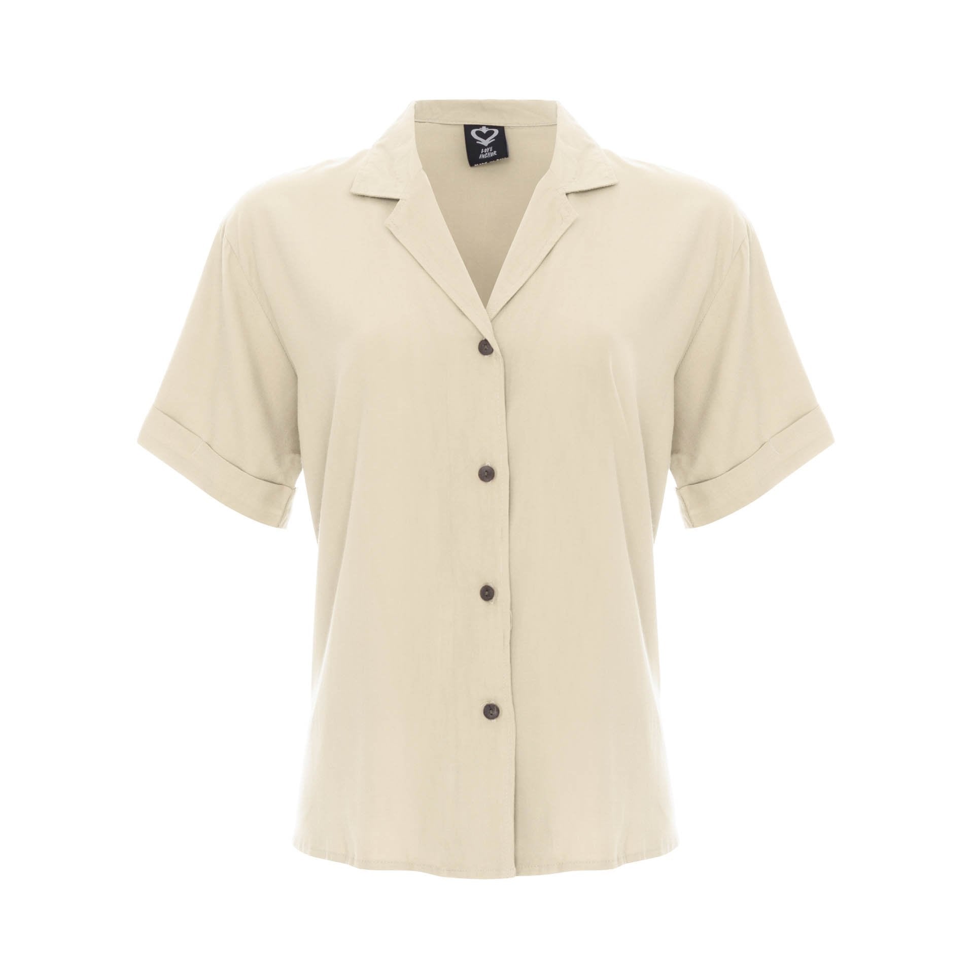 tops, womens Women's Short Sleeve Shirt, Plain, Eco Rayon