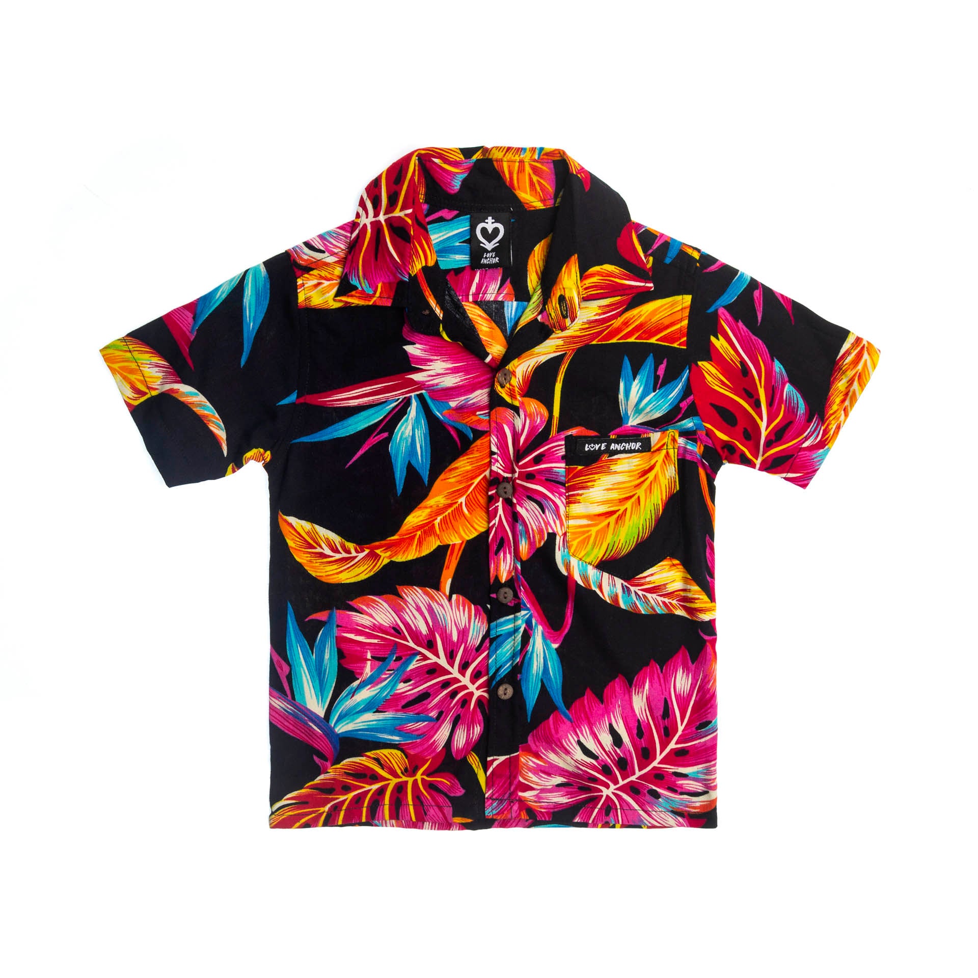 kids, top Kids Top Tropical Shirt Motif