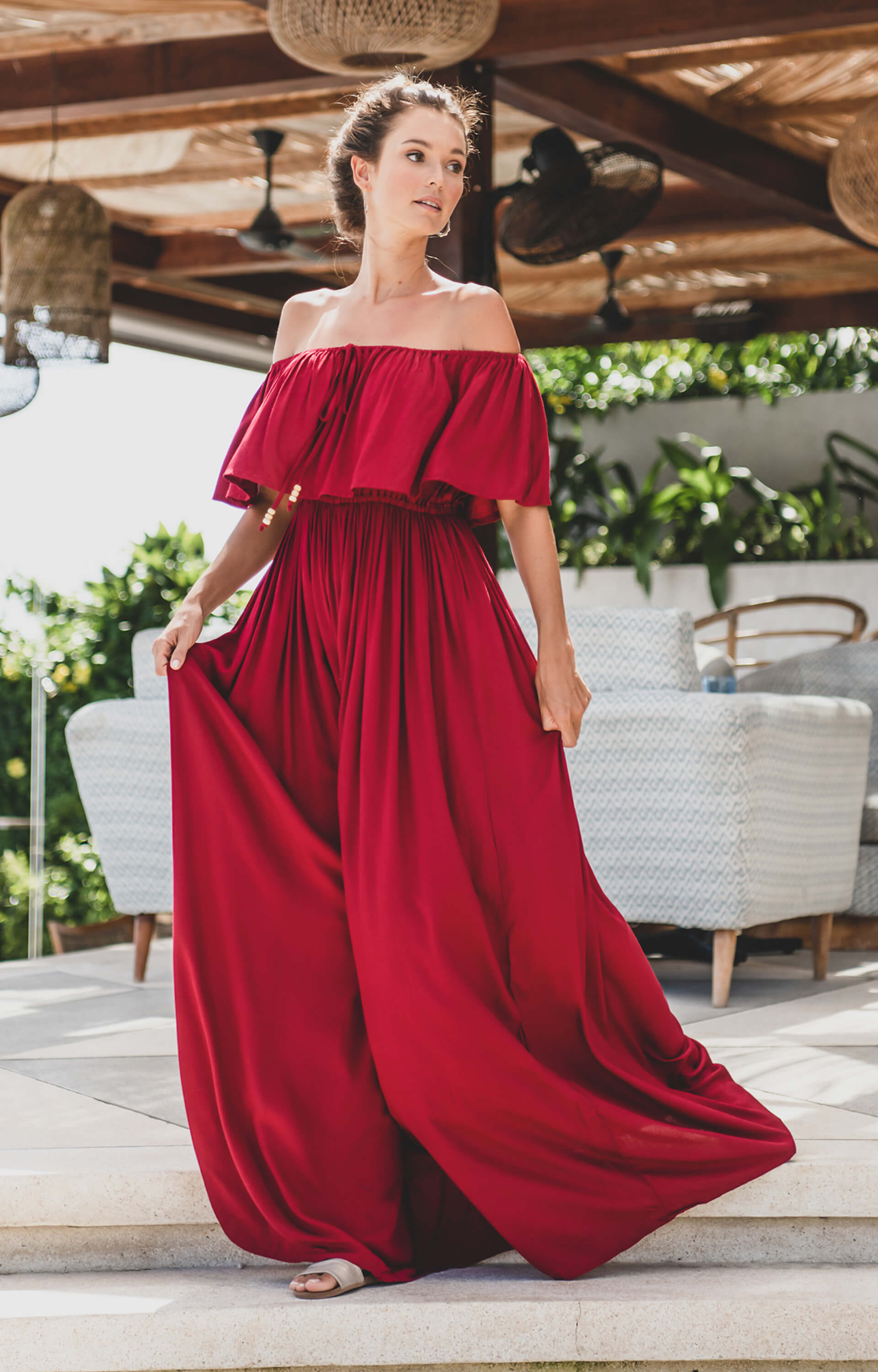 clothing wholesale, maxi dress, wholesale, women wholesale Safia, Plain, Eco Rayon, Maxi Dress, Wholesale