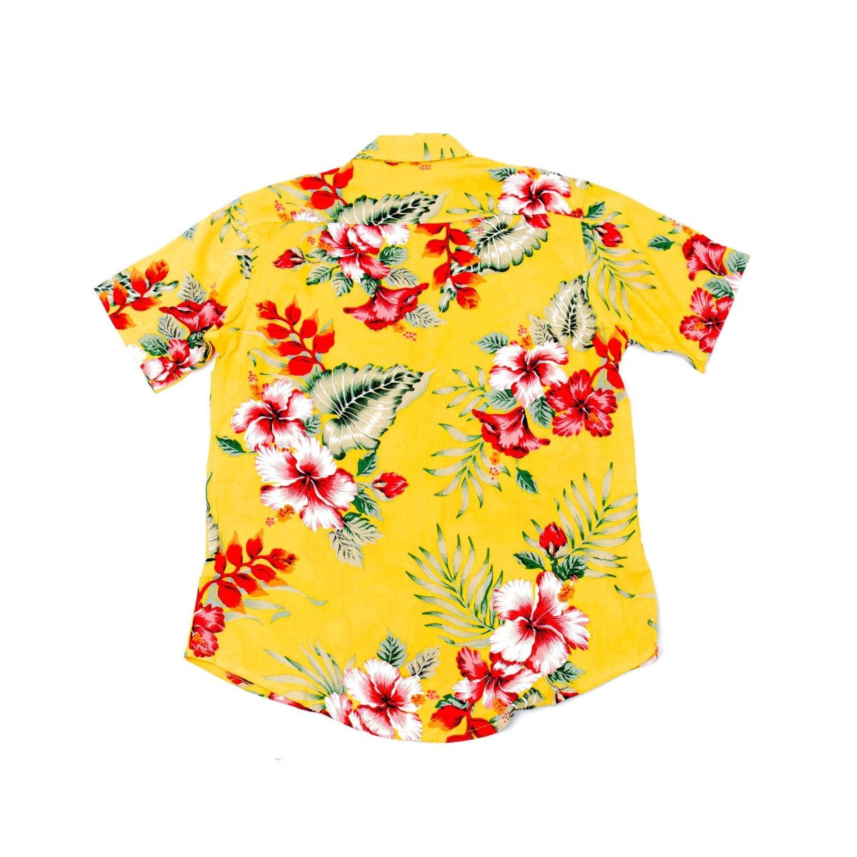 Mans Shirt Tropical 147 Yellow - Love Anchor Bali