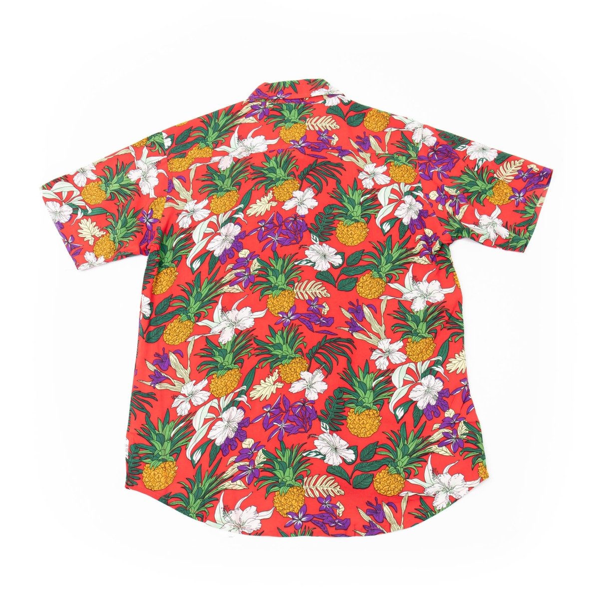 Mans Shirt Tropical 231 Red - Love Anchor Bali