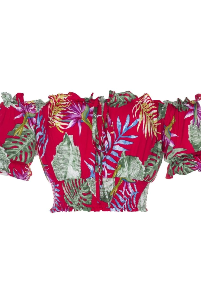 March, Tropical, Cropped Top - Love Anchor Bali