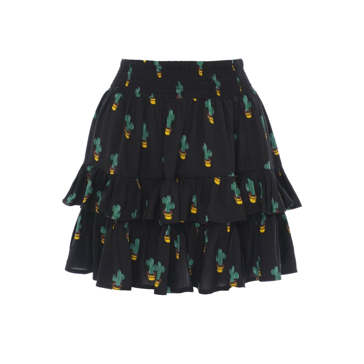 Rumble, Tropical Palm White, Mini Skirt - Love Anchor Bali