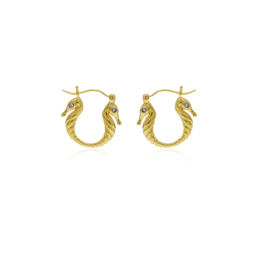 
                  
                    Hoop Earring Sea Horse Collection Gold 18K
                  
                