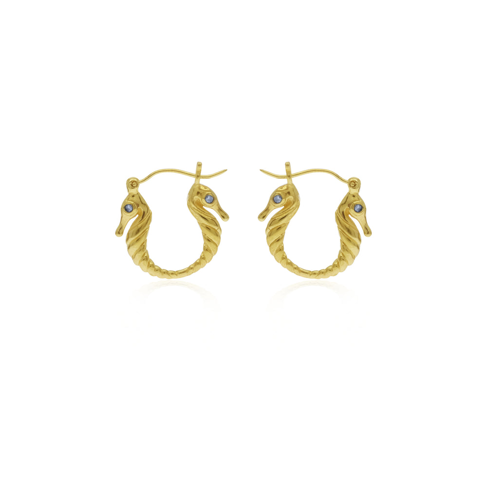 
                  
                    Hoop Earring Sea Horse Collection Gold 18K
                  
                