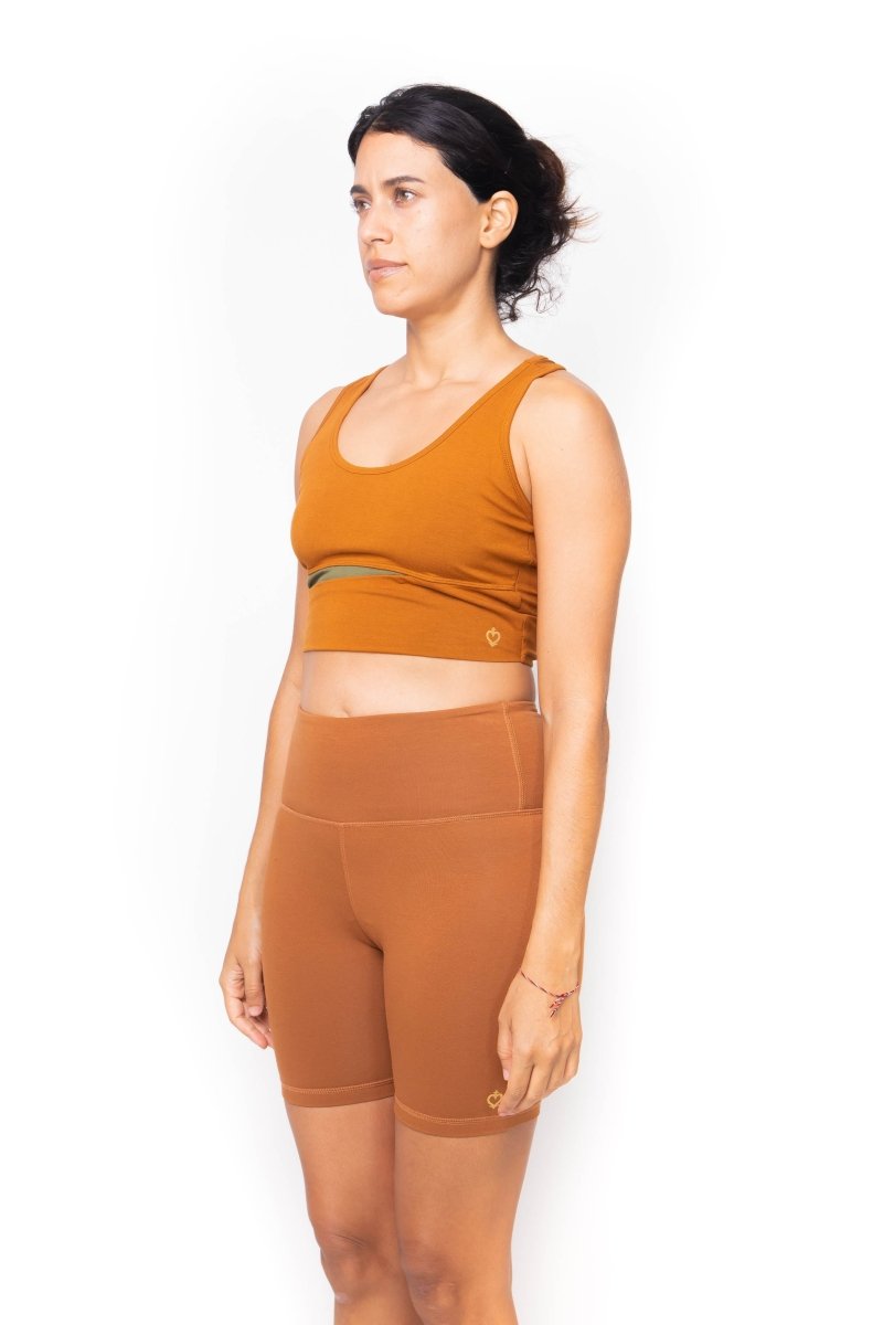 Aries, Bamboo Spandex, Top Sport Yoga - Love Anchor Bali