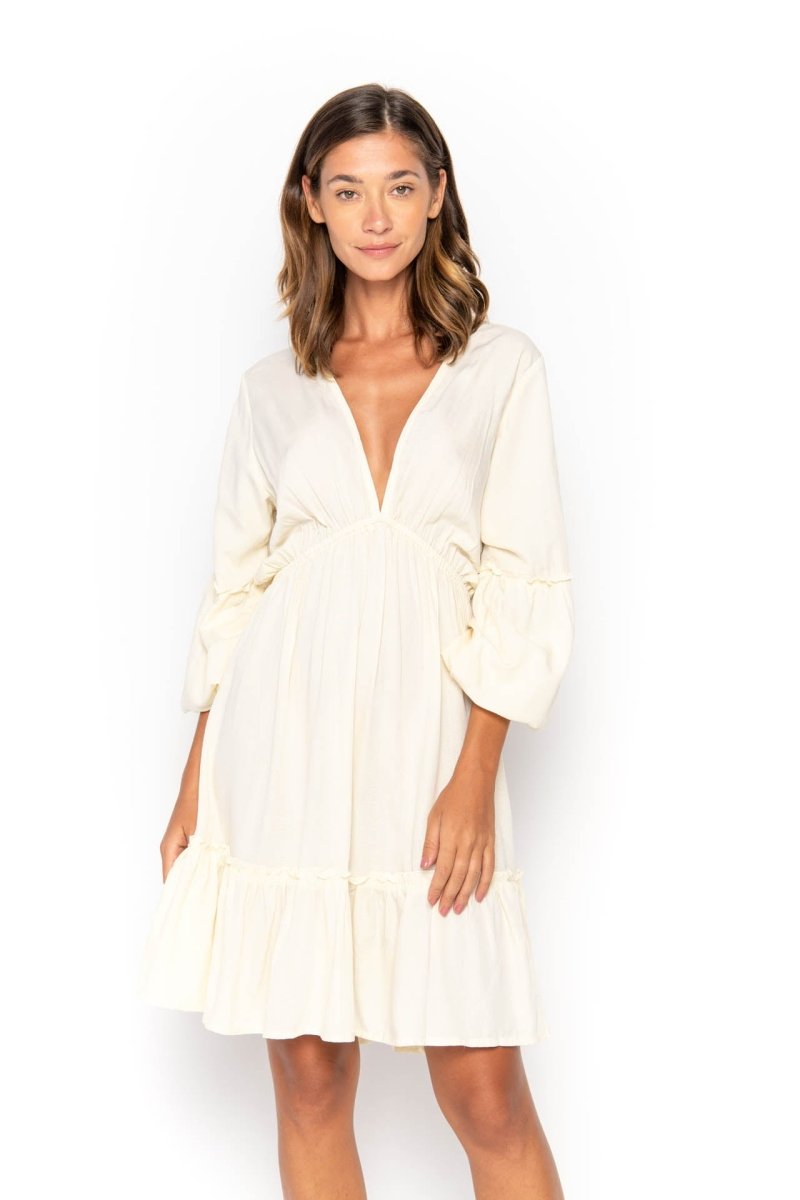 Baby Doll, Plain, Mini Dress - Love Anchor Bali