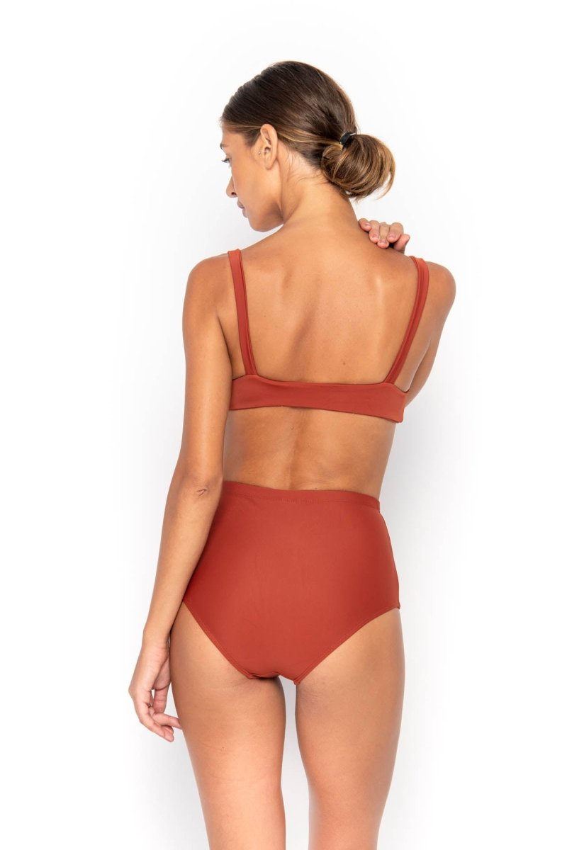 Bali High Waist, Plain, Bikini Bottoms - Love Anchor Bali