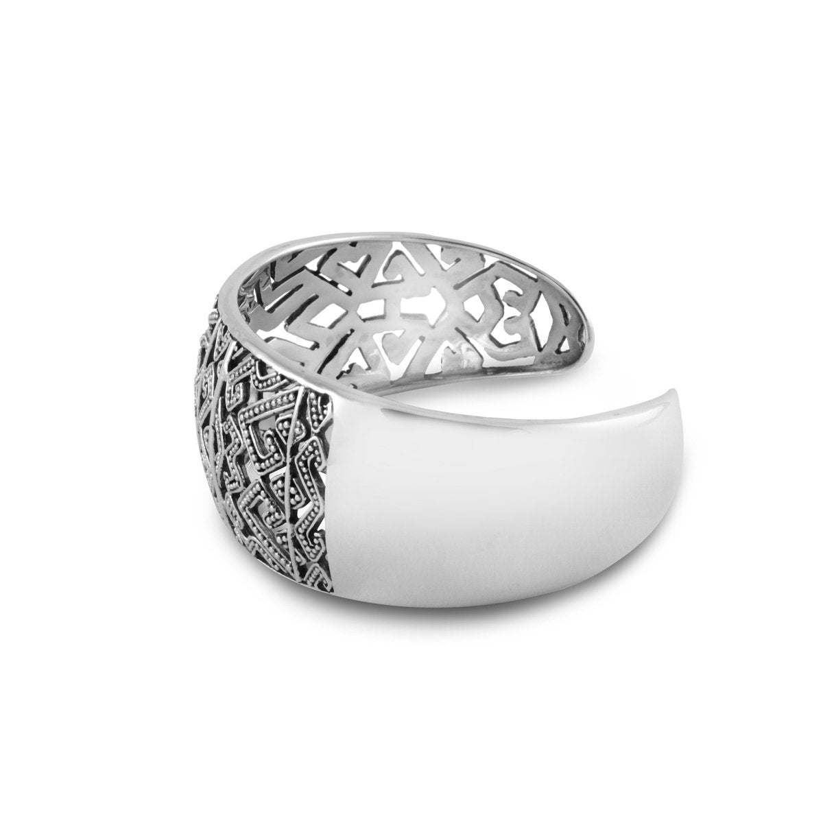 Bangle Songket Silver - Love Anchor Bali