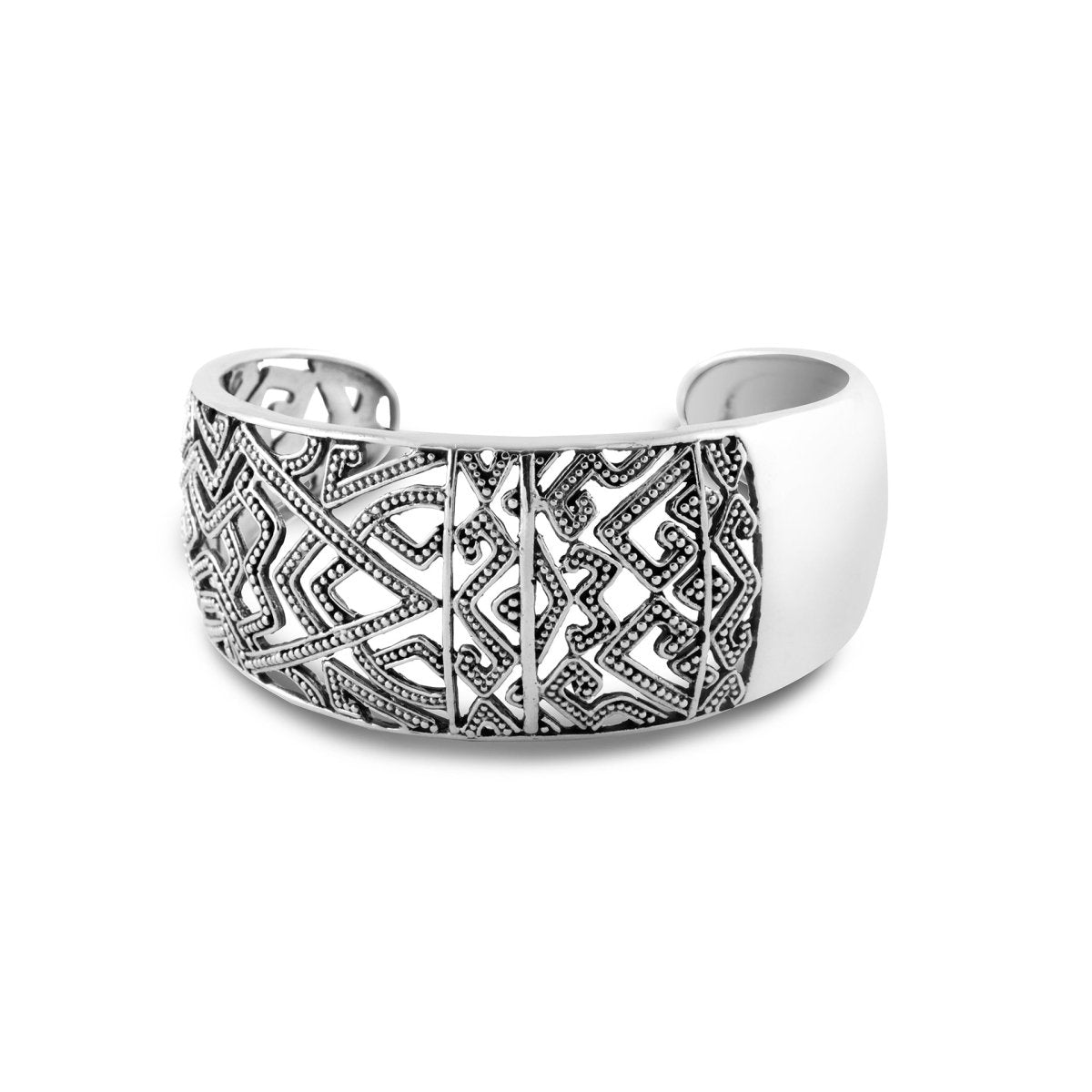 Bangle Songket Silver - Love Anchor Bali