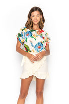 Basic, Tropical, Crop Top - Love Anchor Bali