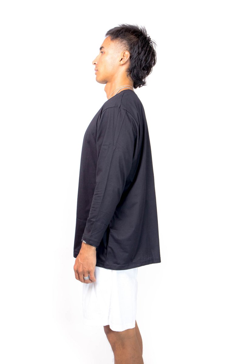 Berawa, Organic Cotton, Long Tee Shirt - Love Anchor Bali